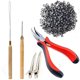 thumbnail image 2 of Kit Extensiones Cabello Monitu 500 Micro Ring Pinza Gancho, 2 of 3
