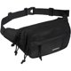 thumbnail image 1 of WATERFLY Fanny Pack Waist Bag 2.5L Large 5 Zipper Pockets, Black, 1 of 3
