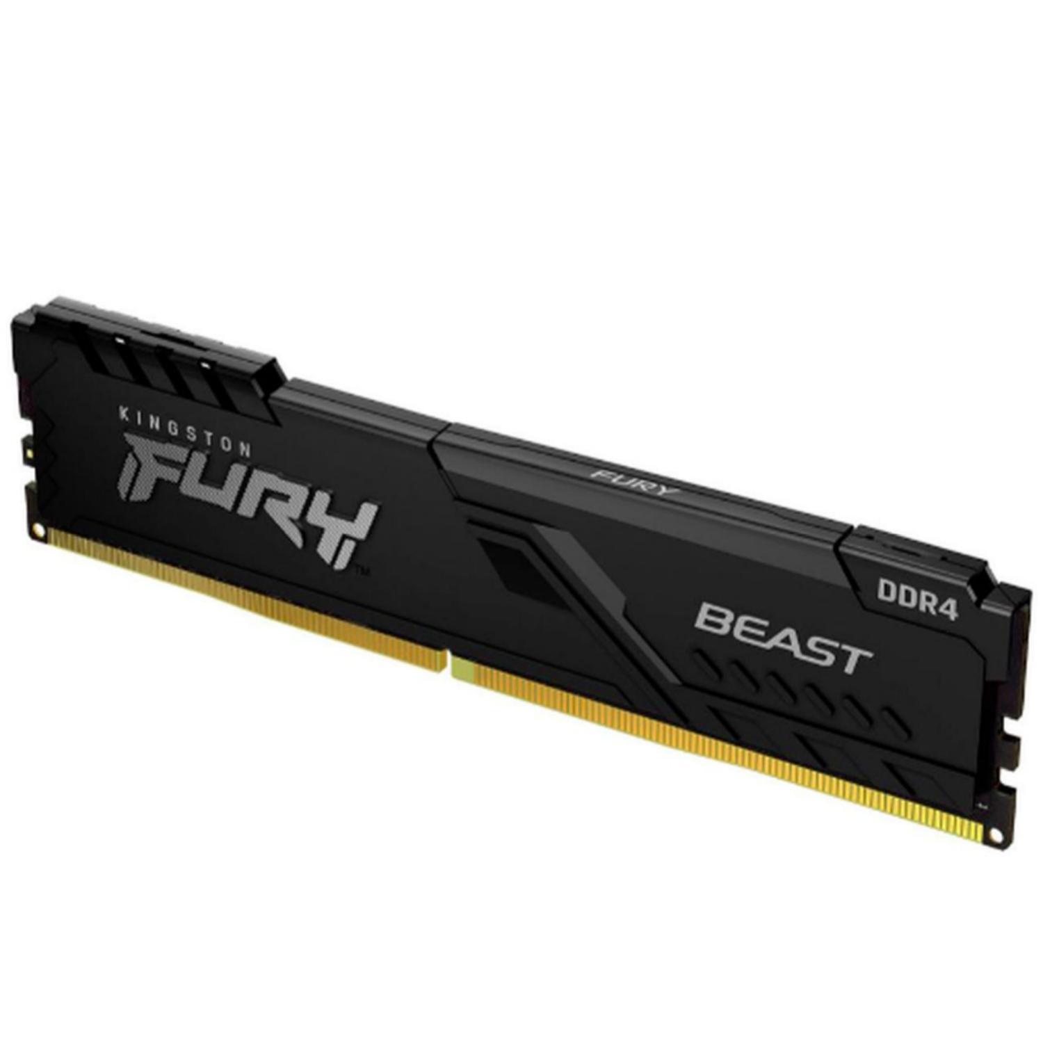 Kingston - Memoria Ram Fury Beast Black 8 Gb Ddr4 3200 Mhz Negro Talla Única