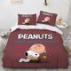 thumbnail image 1 of Snoopy bedding set 3D digital printing duvet cover pillowcase soft 100% polyester bedding children's gift home comforter sets Bed Sheets, 1 of 5