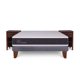 thumbnail image 1 of Cama Europea New Ortopedic 2 Plazas Bn Veladores New Torino Choc, 1 of 9