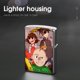 thumbnail image 4 of Baldi's Basics-theme Copper Metal Lighter Shell, Premium Replacement Refillable Lighter Case with Durable Metal Construction, Compatible with Zippo and Most Standard Lighter Models, 4 of 6
