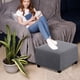 thumbnail image 2 of Funda otomana cuadrada grande, elástica, para reposapiés y taburete, protectores de muebles, 2 of 7