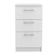 thumbnail image 4 of Mueble De Cocina Auxiliar Manchester 3 Cajones Blanco 90x50x50,5 Cm, 4 of 12