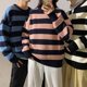 thumbnail image 2 of Otoño Suéters Mujeres Y2k Tejido a puntoting Casual rayas pulóver Jumpers Caliente Chica adolescente ropa de calle Tejido a puntowear 90s Street, 2 of 6
