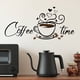 thumbnail image 3 of Pegatinas de pared con frases alegres, pegatinas de pared con citas inspiradoras, pegatinas de pared negras, decoración de pared para dormitorio y sala de estar., 3 of 6