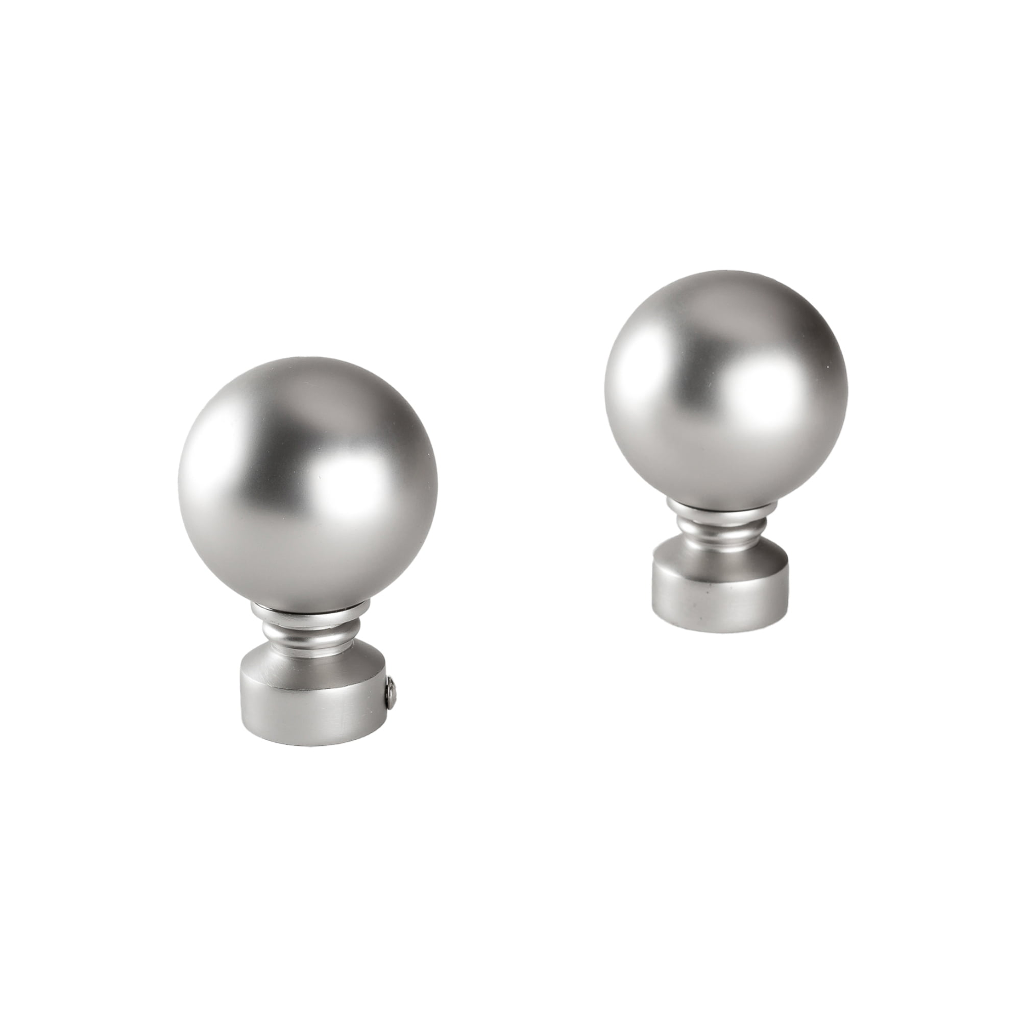 Metalhsa - Pack 2 Unidades Terminal Bola Acero Satín 28 Mm