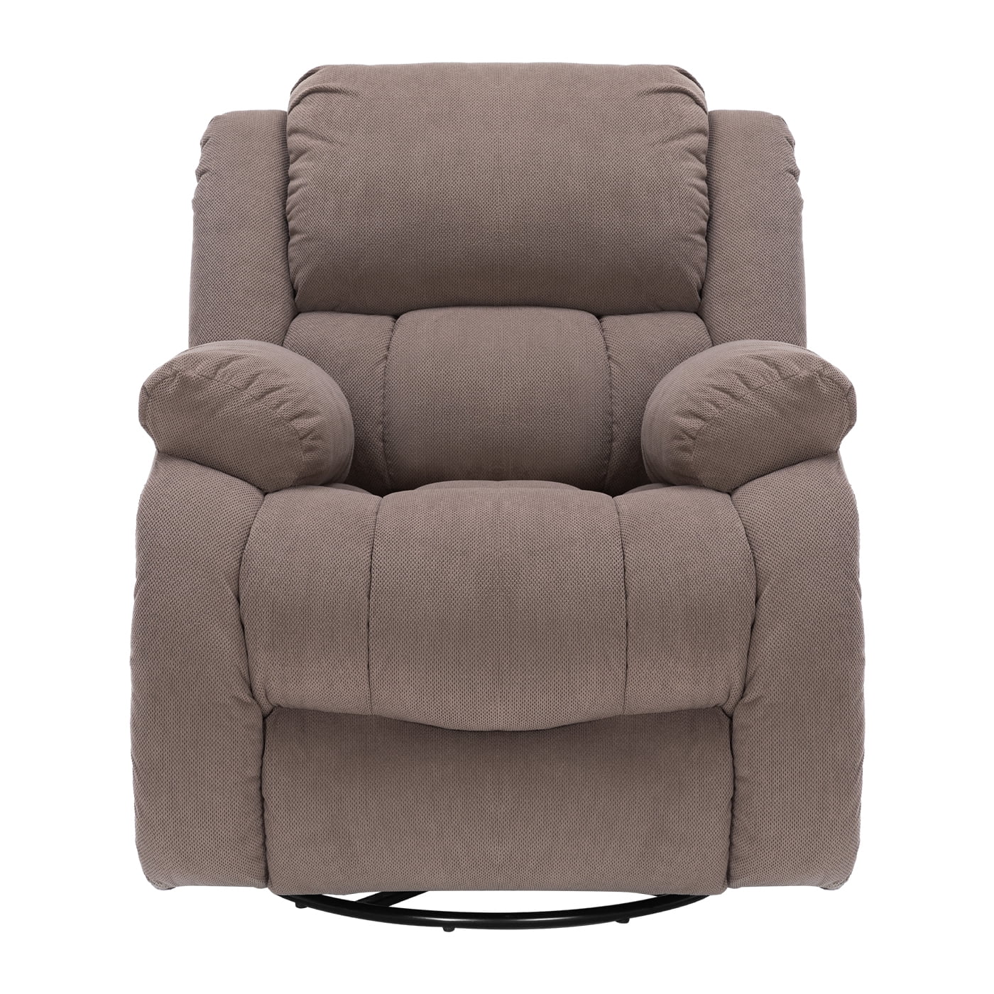 Element Design - Berger Reclinable Con Masajes Y Calefacción Tela Marron