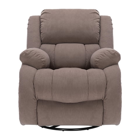 Element Design - Berger Reclinable Con Masajes Y Calefacción Tela Marron