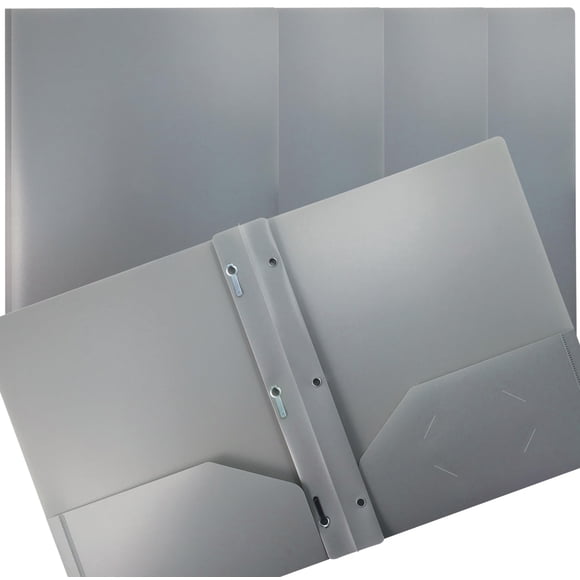 Carpeta de archivo Better Office Products, paquete de 24 unidades, gris