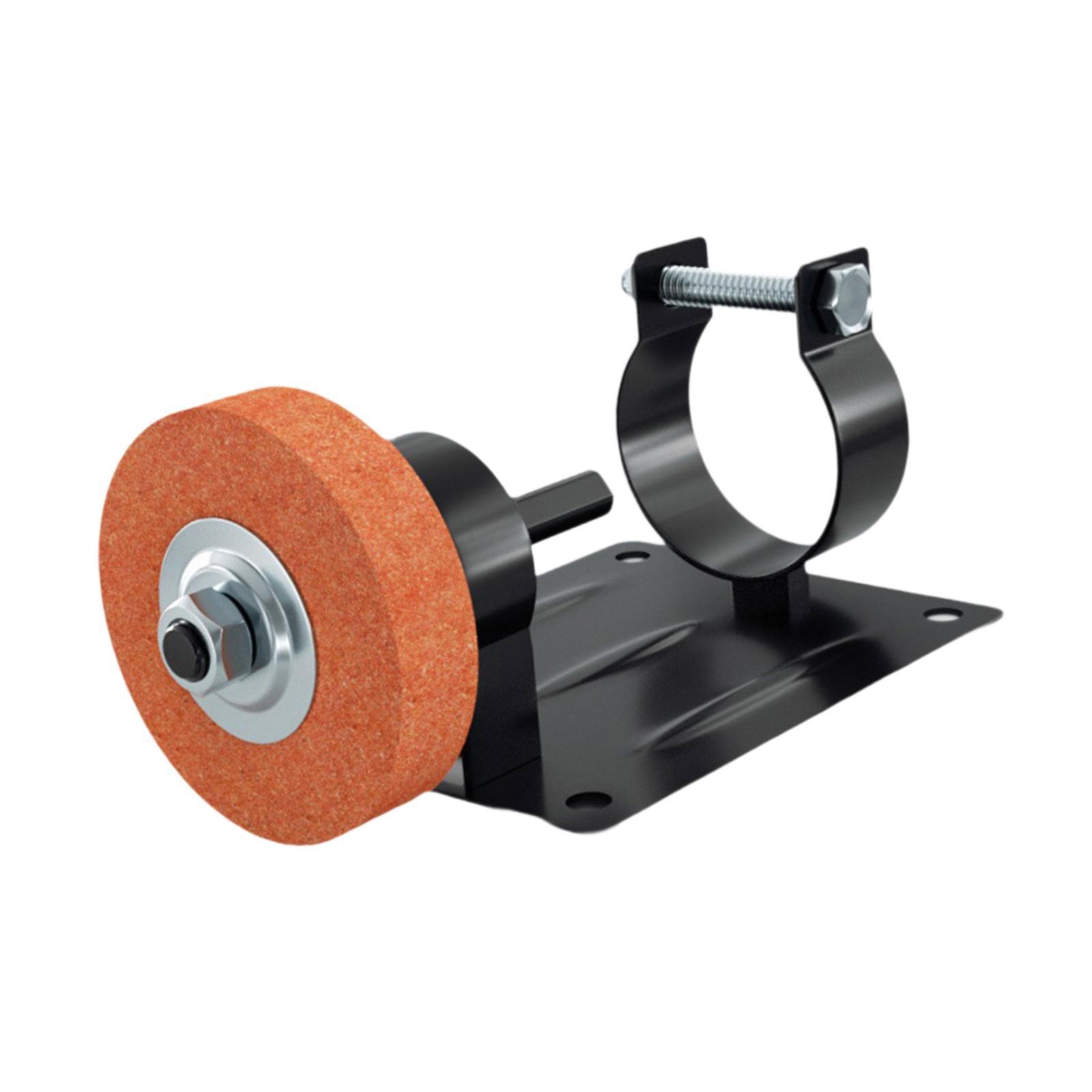 Magideal - Soporte De Corte Para Taladro Eléctrico, Convertidor De Soporte De Corte Para Taladro, Herramienta De Modificación De Metal Práctica Y Resistente, Ros Disco Marrón