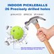 thumbnail image 5 of Pelotas de pickleball GSE para entrenamiento en interior, 26 agujeros, paquete de 12, amarillas, 5 of 7