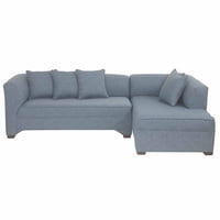 Muebles Altiro - Seccional Sinar Derecho - Tela Lino Sidelli Azul Claro
