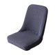 thumbnail image 4 of Funda Para Silla De Comedor De Tela Elástica Alta Funda Para Asiento Con Respaldo Alto Gris, 4 of 5