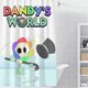 thumbnail image 1 of El mundo de Dandy Cortina de Ducha para Baño Decoración del Hogar, Cortinas de Baño Impermeables Duraderas, Cortina de Baño, Decoración de Baño para Adultos Niñas Niños, Regalos para Casa 119cmX180cm, 1 of 5