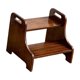 thumbnail image 1 of Taburete De Dos Escalones Portátil Para Muebles, Taburete Para Adultos, Cocina, Guardería, Color Marrón, 1 of 5