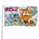 thumbnail image 1 of Pokonyan Bandera impresa con temática, regalo perfecto para fanáticos, amigos y familiares, y adecuada para actividades al aire libre e interiores, decoraciones de fiesta. 120*180CM, 1 of 6