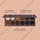 thumbnail image 3 of Kit de cejas Kara Beauty Every Shade of You con polvos y pomadas, 3 of 8