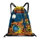 thumbnail image 1 of Astérix y Obélix: El Combate de los Jefes Mochila de Cuerdas para Deportes y Gimnasio, Bolsa de Cuerdas Resistente al Agua, Bolsa Cinch, 30×40cm, 1 of 6