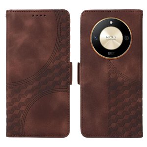 Carcasa Foxdock Honor X50 De Cuero Pu, Diseño Acolchado Clásico, Protección Contra Caídas Y Rayones