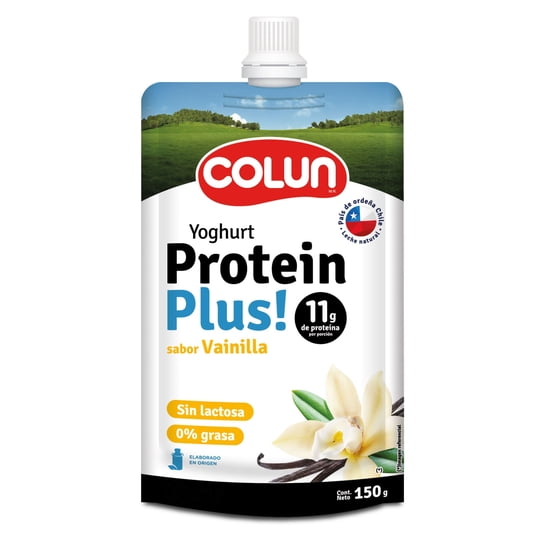 Yoghurt Protein Plus Sabor Vainilla Doypack 150 gr Colun