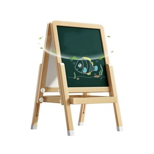 Pizarra Atril Doble Magnética Plumón Con Accesorios 120Cm Lubabycas
