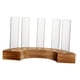 thumbnail image 3 of Macetero Tubo de Ensayo Vidrio con Soporte de Madera, 3 of 3