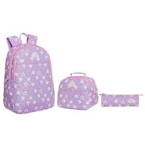 Pack Cool Escolar (X3) Niña Gaticornio Lila Head