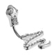 thumbnail image 4 of 14G ombligo anillos de acero inoxidable anillo del ombligo Barbell joyería serpiente -2, 4 of 5