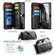 thumbnail image 3 of CaseMe Funda de Cuero para Samsung Galaxy A56 6.7" Tipo Billetera [Bloqueo RFID] con Ranura para Billetes con Zíper y 10 Tarjeteros, Correa de Hombro Magnética de Cuero PU Suave para Samsung Galaxy A, 3 of 13
