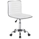 thumbnail image 1 of Silla Giratoria Ajustable Yaheetech de Cuero PU Blanca, 1 of 9