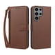 thumbnail image 1 of Funda Tipo Billetera para samsung galaxy S23 Ultra con Soporte y Bolsillo con Cierre Marrón, 1 of 1