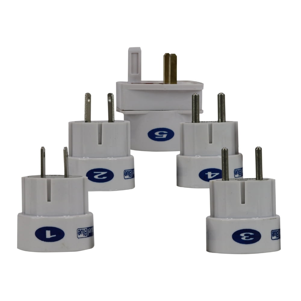 Multi Adaptadores De Enchufe Viaje Travel Blue Head