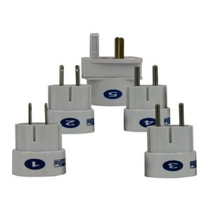 Multi Adaptadores De Enchufe Viaje Travel Blue Head