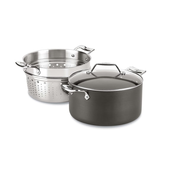 Cacerola All-Clad de 7 L antiadherente apta para horno hasta 260 °C, color negro