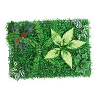 Bothyi - Plantas Artificiales Pared Topiary Pared Verde Estera Pared Telón De Fondo Decoración 40X60Cm Stylea