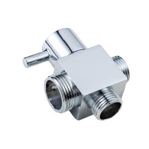 Magideal - Desviador De Ducha Desviador De Agua Fácil De Instalar Válvula Desviadora De Brazo De Ducha A Prueba De Fugas Válvula Desviadora De 3 Vías Para Baño Plata