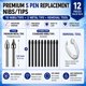thumbnail image 2 of Puntas de Repuesto para S Pen WirelessFinest 12PCS Metal Suave, 2 of 7