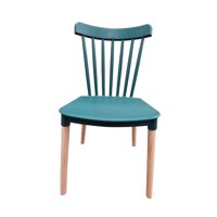 Tododescuento - Pack 4 Sillas Windsor Comedor Verde Oscuro, Terraza, Restaurant