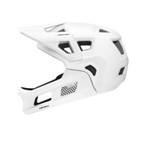 Magideal - Casco De Bicicleta, Casco De Bicicleta, Equipo De Ventilación Con Mentonera Extraíble Para Hombres Y Mujeres, Transpirable, Cómodo Y De Cara Completa. Blanco