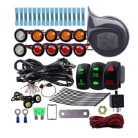 Ioensy - Juego De Señales De Giro Atv Utv, Relé Intermitente Universal Para Accesorio De Carrito De Golf