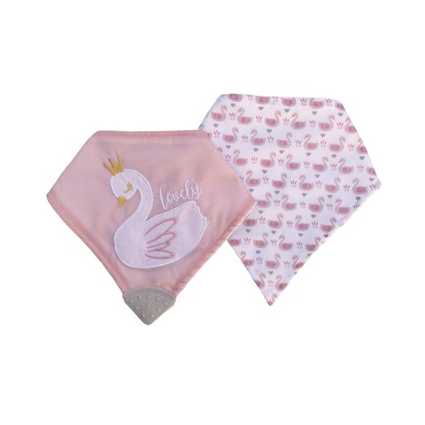 Pumucki - Set De Baberos Tipo Bandana Rosado