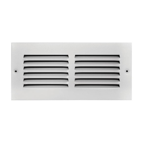 Return Air Grille Tru Aire 10x4 en acero con recubrimiento en polvo blanco