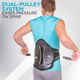 thumbnail image 3 of Cinturón de soporte para la descompresión lumbar BraceAbility, talla XL, 3 of 9