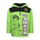 thumbnail image 1 of Sudadera con Capucha para Niños Pequeños Marvel Hulk de Forro Polar con Media Cremallera 4T, 1 of 7