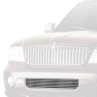 Parrilla De Parachoques Apg Gr12Ffe45S Cromada Pulida De 8 X 6 Cm Horizontal