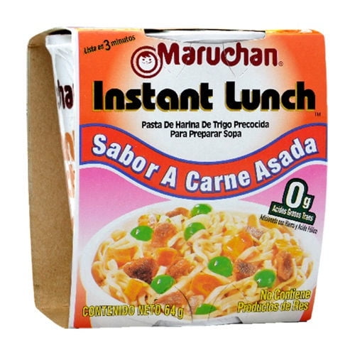 Pasta Instantánea Sabor Carne Asada Pote 64 g Maruchan