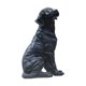 thumbnail image 5 of Estatua De Perro Resina Linda Escultura Animal Creativa Para Sala De Estar Balcón Césped Negro, 5 of 5