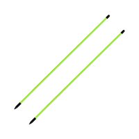 Ioensy - 2 Uds Palos De Alineación De Golf Varillas De Alineación De Golf Para Ejercicio De Práctica De Swing Verde