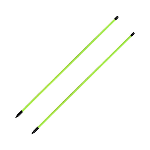 2 Uds Palos De Alineación De Golf Varillas De Alineación De Golf Para Ejercicio De Práctica De Swing Verde